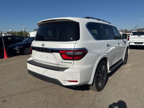Aspen White Tricoat 2024 Nissan Armada Platinum 4WD