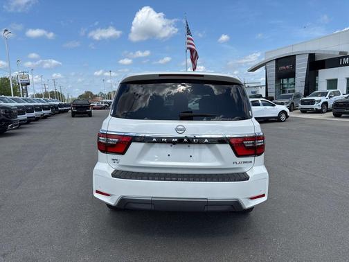 Aspen White Tricoat 2024 Nissan Armada Platinum 4WD