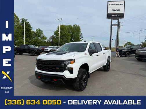 Summit White 2026 Chevrolet Silverado 1500 Custom Trail Boss