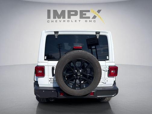 Bright White Clearcoat 2025 Jeep Wrangler 4xe Sahara