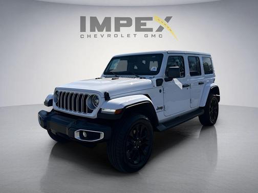 Bright White Clearcoat 2025 Jeep Wrangler 4xe Sahara
