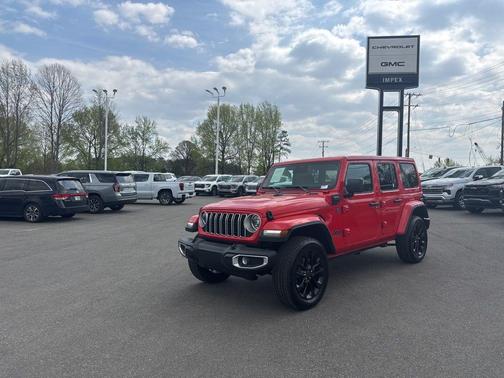 Firecracker Red Clearcoat 2025 Jeep Wrangler 4xe Sahara