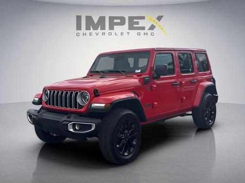 Firecracker Red Clearcoat 2025 Jeep Wrangler 4xe Sahara