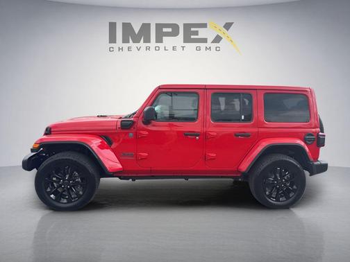Firecracker Red Clearcoat 2025 Jeep Wrangler 4xe Sahara