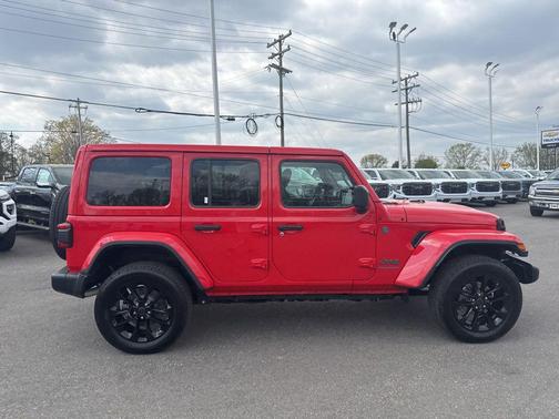 Firecracker Red Clearcoat 2025 Jeep Wrangler 4xe Sahara