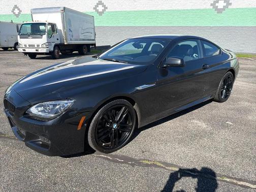 Black 2015 BMW 650 650i Coupe