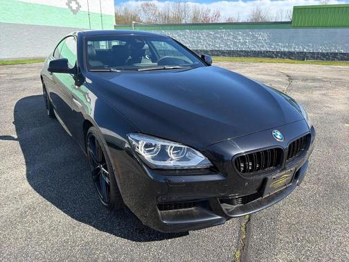 Black 2015 BMW 650 650i Coupe