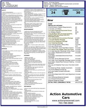 2019 Cadillac XT4 Sport