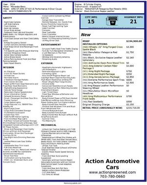 2024 Mercedes-Benz AMG GT 63 S E Performance