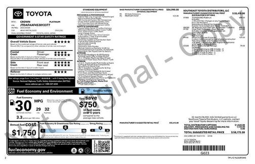 2025 Toyota Crown Platinum
