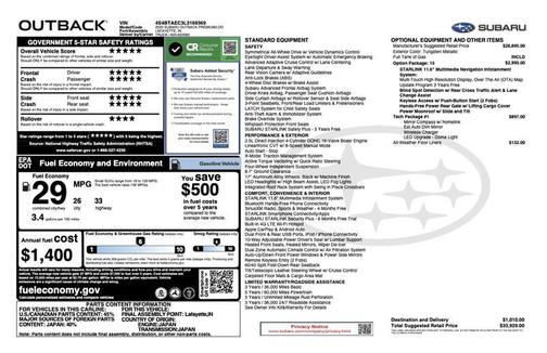 2020 Subaru Outback Premium