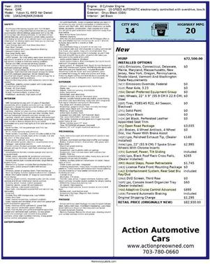 2019 GMC Yukon XL Denali