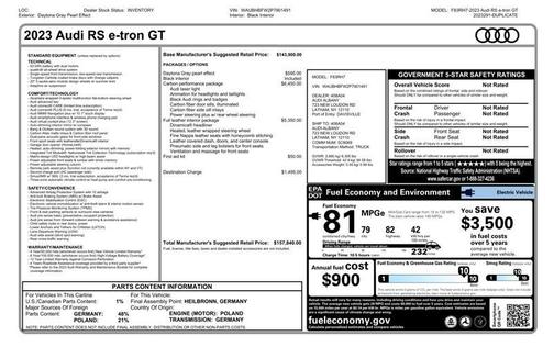2023 Audi RS e-tron GT Base