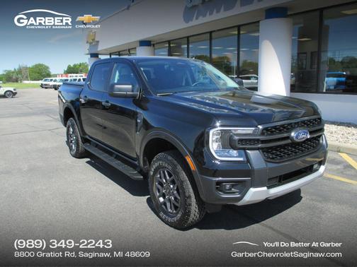 Shadow Black 2024 Ford Ranger XLT