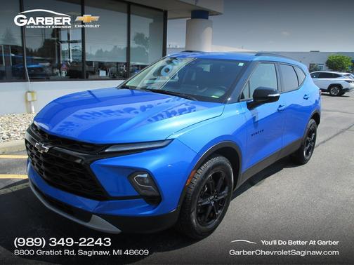 Riptide Blue Metallic 2024 Chevrolet Blazer 3LT