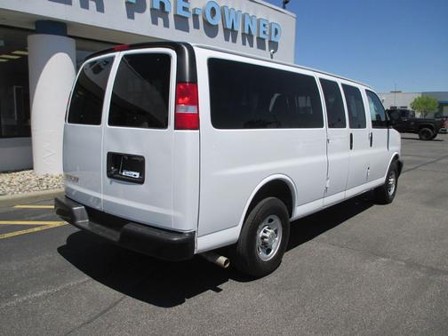 Summit White 2024 Chevrolet Express 3500 RWD 3500 Extended Wheelbase LS