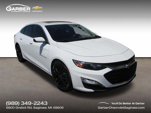 Summit White 2023 Chevrolet Malibu FWD 1LT