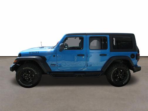Hydro Blue Pearlcoat 2022 Jeep Wrangler Willys