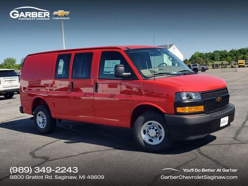 Red Hot 2026 Chevrolet Express 2500 Work Van
