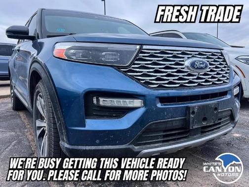 BLUE METALLIC 2020 Ford Explorer PLATINUM