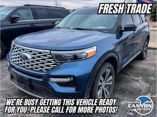 BLUE METALLIC 2020 Ford Explorer PLATINUM