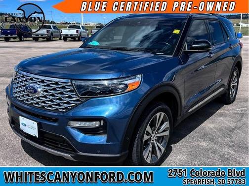 BLUE METALLIC 2020 Ford Explorer PLATINUM
