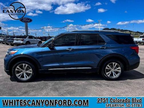 BLUE METALLIC 2020 Ford Explorer PLATINUM