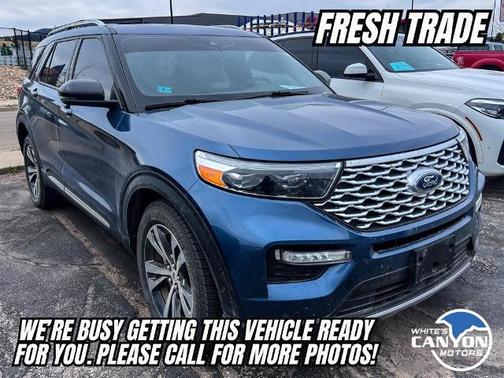 BLUE METALLIC 2020 Ford Explorer PLATINUM