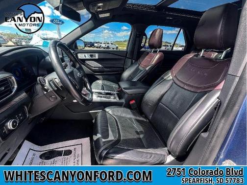 BLUE METALLIC 2020 Ford Explorer PLATINUM