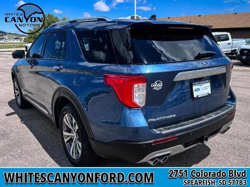 BLUE METALLIC 2020 Ford Explorer PLATINUM