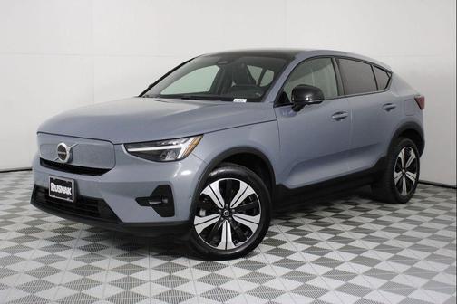 Thunder Gray Metallic 2023 Volvo C40 Recharge Pure Electric Twin Plus
