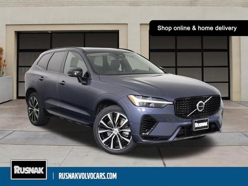 Denim Blue Metallic 2023 Volvo XC60 Recharge Plug-In Hybrid T8 Plus Dark Theme