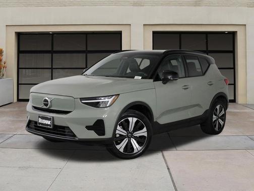 Sage Green Metallic 2023 Volvo XC40 Recharge Pure Electric Twin Core