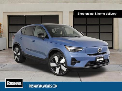 Fjord Blue Metallic 2023 Volvo C40 Recharge Pure Electric Twin Ultimate