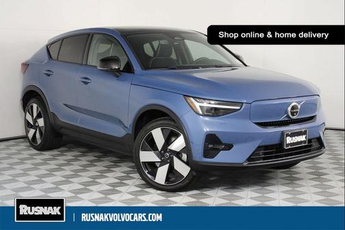 Fjord Blue Metallic 2023 Volvo C40 Recharge Pure Electric Twin Ultimate