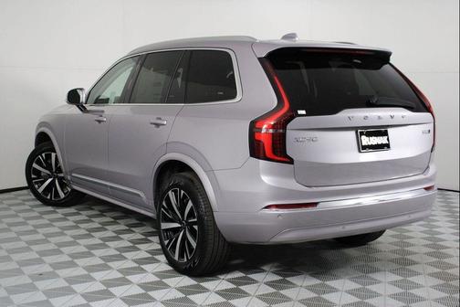 Aurora Silver 2026 Volvo XC90 Core, B5 AWD Gas (mild hybrid), Gasoline, Bright, 7 Seats
