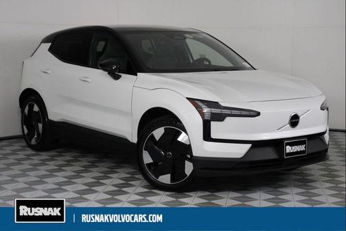 Crystal White Metallic 2026 Volvo EX30 Plus Twin Motor Performance, Fully electric