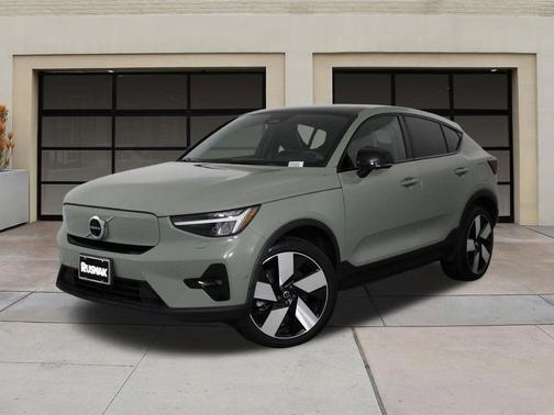 Sage Green Metallic 2023 Volvo C40 Recharge Pure Electric Twin Ultimate