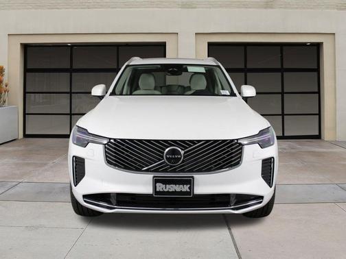 Crystal White Pearl 2026 Volvo XC90 Plug-In Hybrid Ultra, T8 AWD, Electric/Gasoline, Bright, 7 Seats