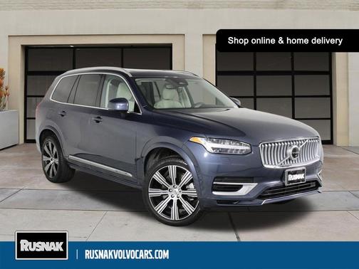 Denim Blue Metallic 2023 Volvo XC90 Recharge Plug-In Hybrid T8 Plus 6-Seater
