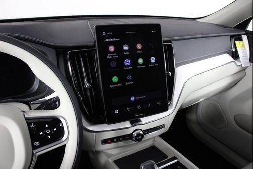 Denim Blue Metallic 2026 Volvo XC60 Plug-In Hybrid Ultra, T8 AWD Electric/Gasoline, Dark