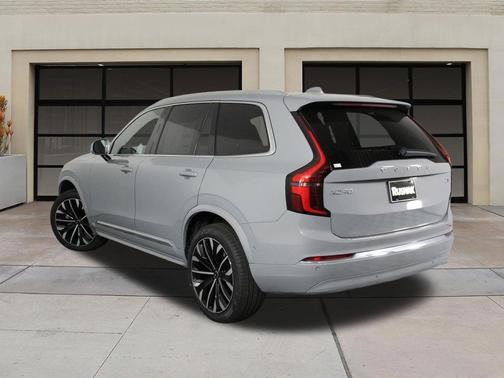 Vapour Grey Metallic 2026 Volvo XC90 Plus, B6 AWD Gas (mild hybrid), Gasoline, Bright, 7 Seats