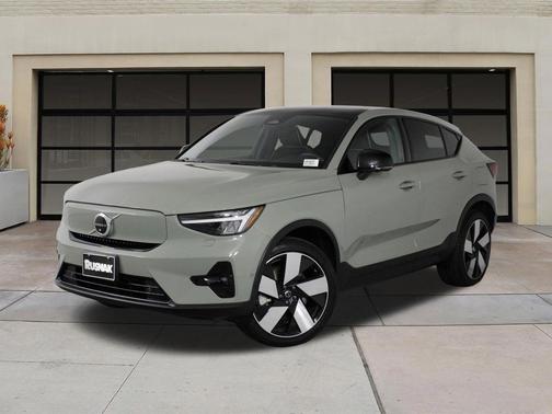 Sage Green Metallic 2023 Volvo C40 Recharge Pure Electric Twin Ultimate