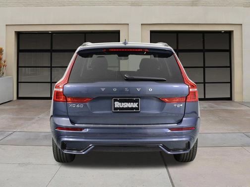 Denim Blue Metallic 2025 Volvo XC60 Plug-In Hybrid Plus, T8 AWD Electric/Gasoline, Dark