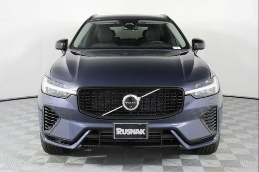 Denim Blue Metallic 2025 Volvo XC60 Plug-In Hybrid Plus, T8 AWD Electric/Gasoline, Dark