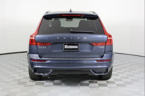 Denim Blue Metallic 2025 Volvo XC60 Plug-In Hybrid Plus, T8 AWD Electric/Gasoline, Dark