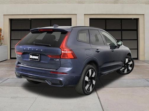 Denim Blue Metallic 2025 Volvo XC60 Plug-In Hybrid Plus, T8 AWD Electric/Gasoline, Dark