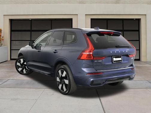 Denim Blue Metallic 2025 Volvo XC60 Plug-In Hybrid Plus, T8 AWD Electric/Gasoline, Dark