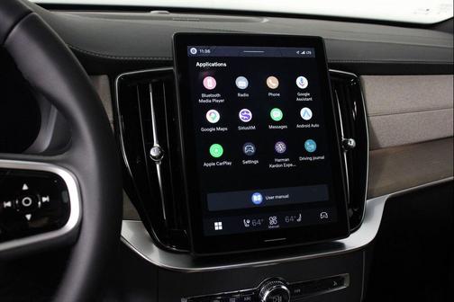 Crystal White Pearl 2026 Volvo XC90 Plug-In Hybrid Plus, T8 AWD, Electric/Gasoline, Bright, 6 Seats