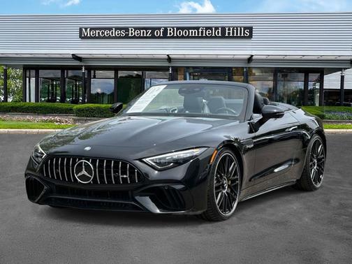 Obsidian Black Metallic 2023 Mercedes-Benz AMG SL 55 AMG SL 55
